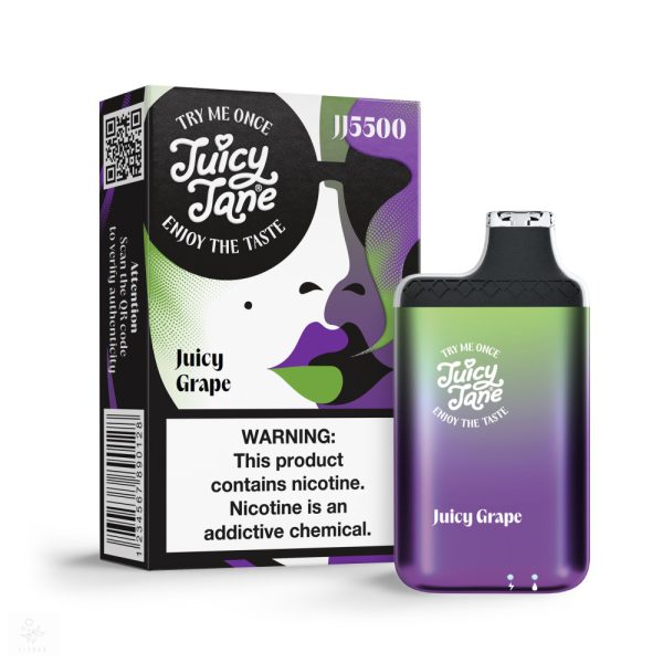 JUICY JANE 5500 JUICY GRAPE 5% RECHARGEABLE