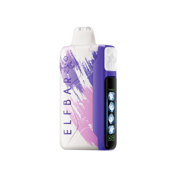 ELF BAR ICE KING 40000 SOUR STRAWBERRY DRAGONFRUIT 5% RECHARGEABLE